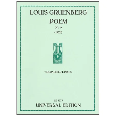 Gruenberg, L.: Poem Op. 19 (1925)