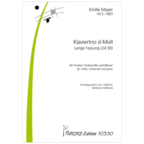 Mayer, E.: Klaviertrio d-Moll (Lange Fassung)