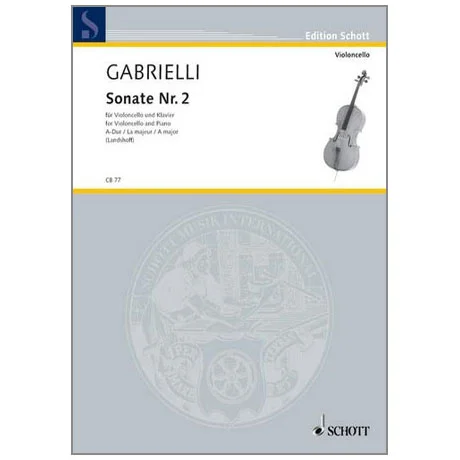 Gabrielli, D.: Sonate Nr. 2 A-Dur