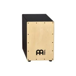 Meinl MCAJ100BK-MA Cajon piastra frontalein acero natural