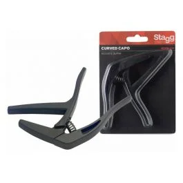 Stagg capotasto per acustica/elettrica nero