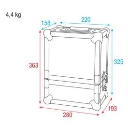 Showgear case for beer bottles