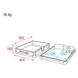 Showgear case for pioneer djm-v10