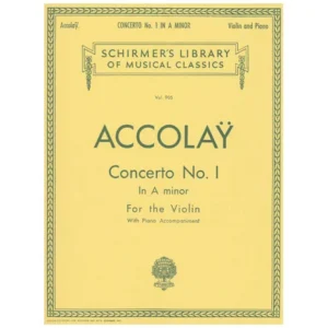 Accolay, J. B.: Concerto Nr. 1 a minor