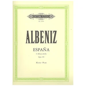 Albéniz, I.: Espana, 6 Albumstücke Op. 165