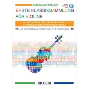Capellari, A.: Erste Klassiksammlung für Violine (+Online Audio)
