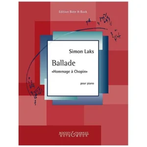 Laks, S.: Ballade »Hommage à Chopin«