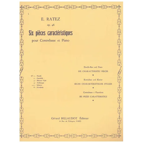 Ratez, E.: 6 Pièces Caractéristiques Op. 46/5 Scherzo