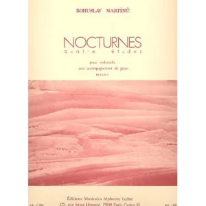 Martinu, B.: Nocturnes, 4 études