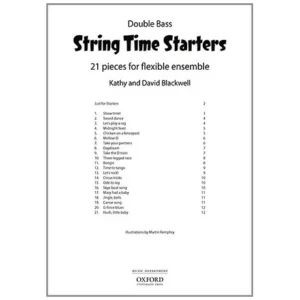 Blackwell, K. & D.: String Time Starters – Double Bass (+Online Audio)