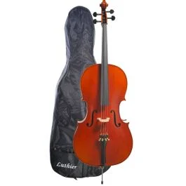 Violoncello 4/4 Luthier Concerto tutto massello con borsa e arco