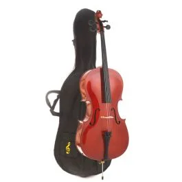 Violoncello 4/4 Damon Studio 1 abete massello con borsa e arco