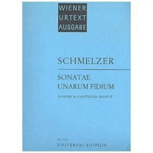 Schmelzer, J. H.: Sonatae unarum fidium Band 2
