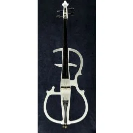 Violoncello elettrico Luthier serie C1 bianco