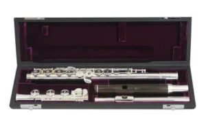 TREVOR JAMES 31CF HROE WOODEN HEAD CANTABILE FLAUTO TRAVERSO PROFESSIONALE CON DOPPIA TESTATA IN ARGENTO E LEGNO