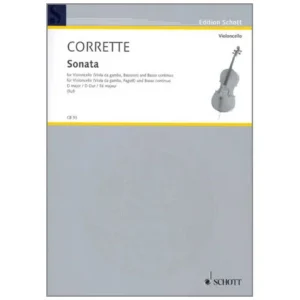 Corrette, M.: Violoncellosonate Op. 20/6 D-Dur aus »Les Délices de la Solitude«