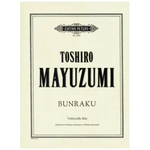 Mayuzumi, T.: Bunraku