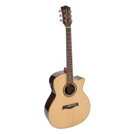 Richwood chitarra acustica grand auditorium elettrificata songwriter r wide neck