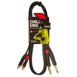 Cavo Proel Challenge 2 Jack mono+2 Jack mono 1,5 mt