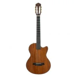Stagg classica solid body elettrificata mogano