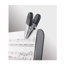 K&M 16055- Clip magnetica per spartito conf 1 pz nero 85mm