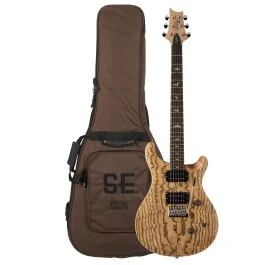 Chitarra Elettrica PRS SE Custom Exotic burled ash natural ltd con borsa | Cavalli Musica