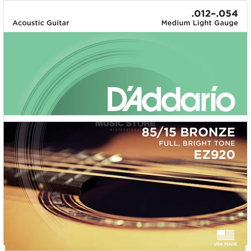 D’Addario A-Guit.Strings EZ920 12-54 85/15 Bronze