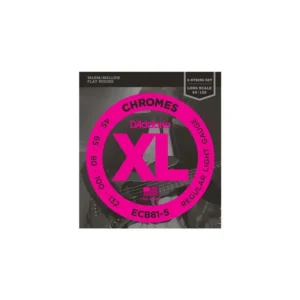 D’Addario ECB81-5 Flatwound 45-132