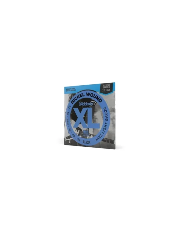 D’Addario Ej21 Nickel Wound, Jazz Light, 12-52