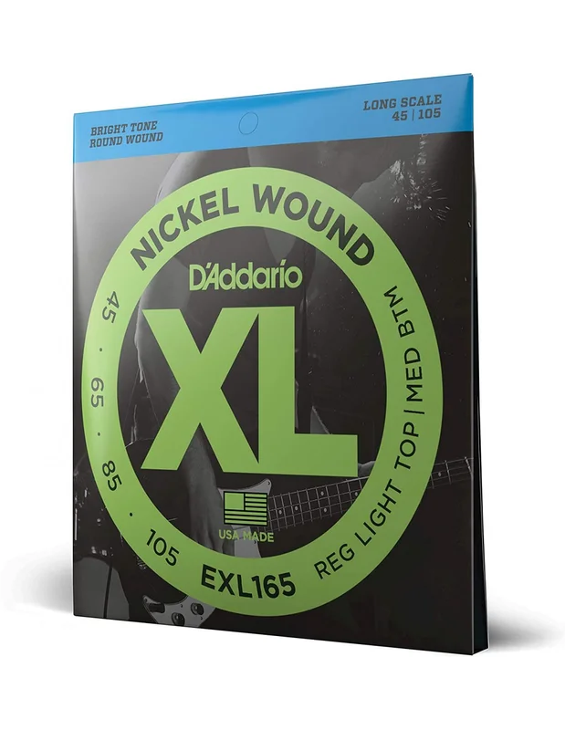 D’Addario EXL165 Nickel Wound Bass 45-105