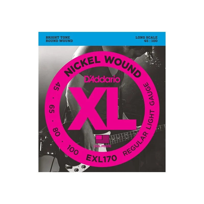 D’Addario EXL170 Long Scale 45-100 SET CORDE PER BASSO