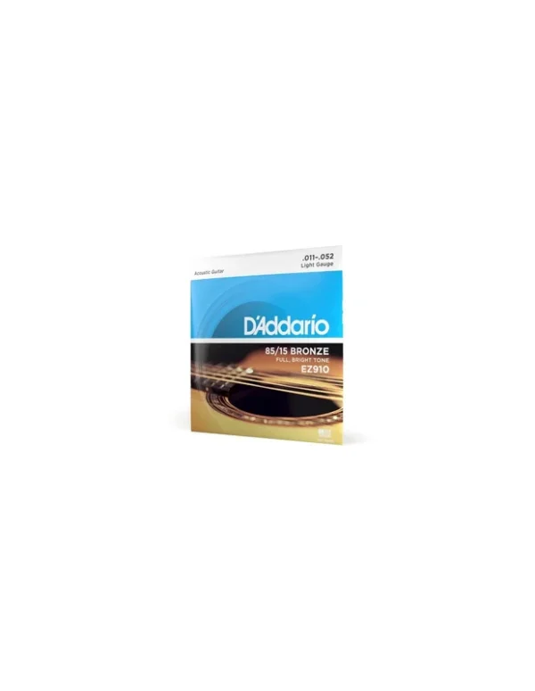 D’Addario EZ910 85/15 Bronze Acoustic Guitar Strings 11-52
