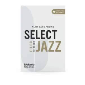 D’Addario Woodwinds Organic Sel. Jazz Filed Alt 3S, Soft, 10er-Packung