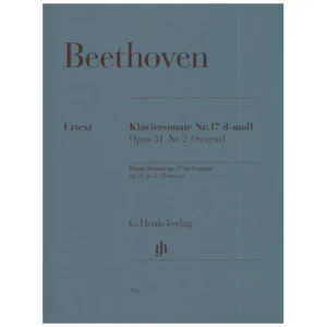 Beethoven, L. v.: Klaviersonate Nr. 17 d-Moll Op. 31,2 Sturmsonate