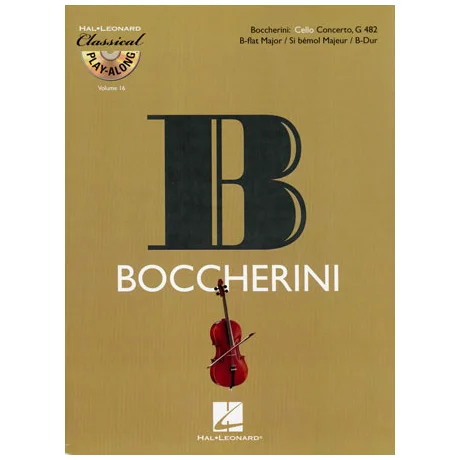 Boccherini, L.: Violoncellokonzert G 482 B-Dur (+CD)