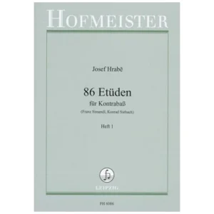 Hrabé, J.: 86 Etüden Heft 1