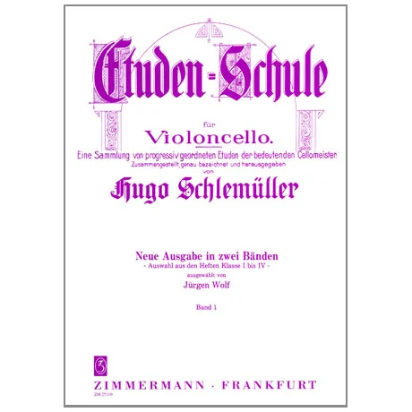 Schlemüller, H.: Etüden Schule Band 1