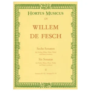 Fesch, W. d.: 6 Violinsonaten – Band 2