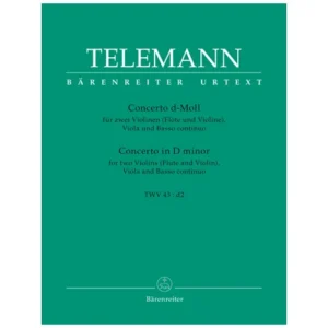 Telemann, G. Ph.: Concerto TWV 43:d2 d-Moll