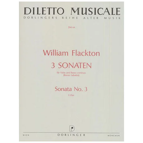 Flackton, W.: Violasonate 3 G-Dur