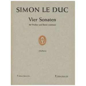 Leduc, S.: 4 Violinsonaten Band 2