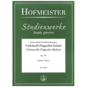Dotzauer, J.J.F.: Violoncell-Flageolett-Schule Op.147