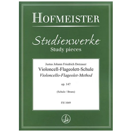Dotzauer, J.J.F.: Violoncell-Flageolett-Schule Op.147