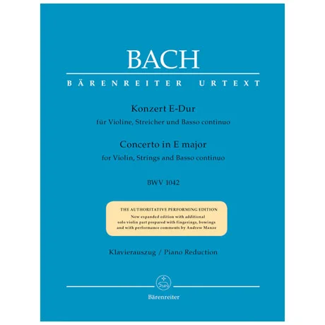 Bach, J. S.: Violinkonzert BWV 1042 E-Dur