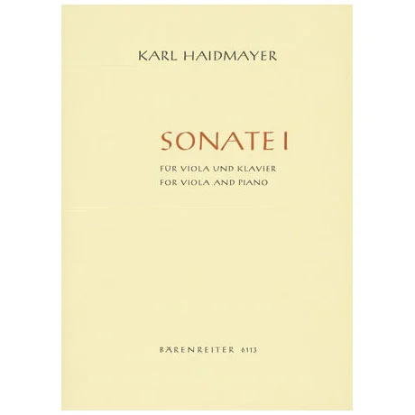 Haidmayer, K.: Violasonate Nr. 1