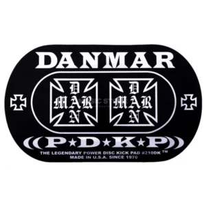 Danmar Drum Zubehör BassDrum Kickpad 210DKIC, Double Pedal, Iron Cross