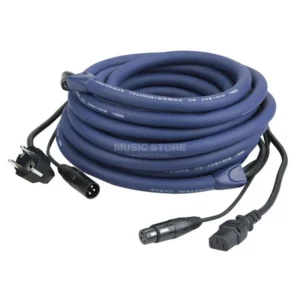 DAP FP04 Power-/Signal Cable 15m Schuko-IEC / XLR-XLR, LICHT