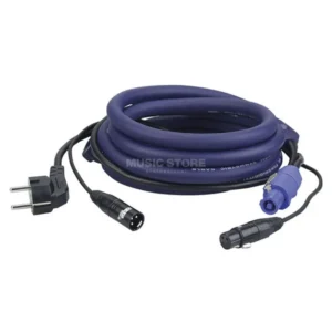 DAP FP06 Power-/Signal Cable 15m Schuko-Powercon/XLR-XLR, LICHT