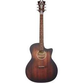 Chitarra Acustica Elettrificata D’Angelico Premier Gramercy aged mahogany