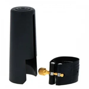 ROVNER DARK 2R LEGATURA FASCETTA IN PELLE PER SAX SASSOFONO TENORE H. RUBBER